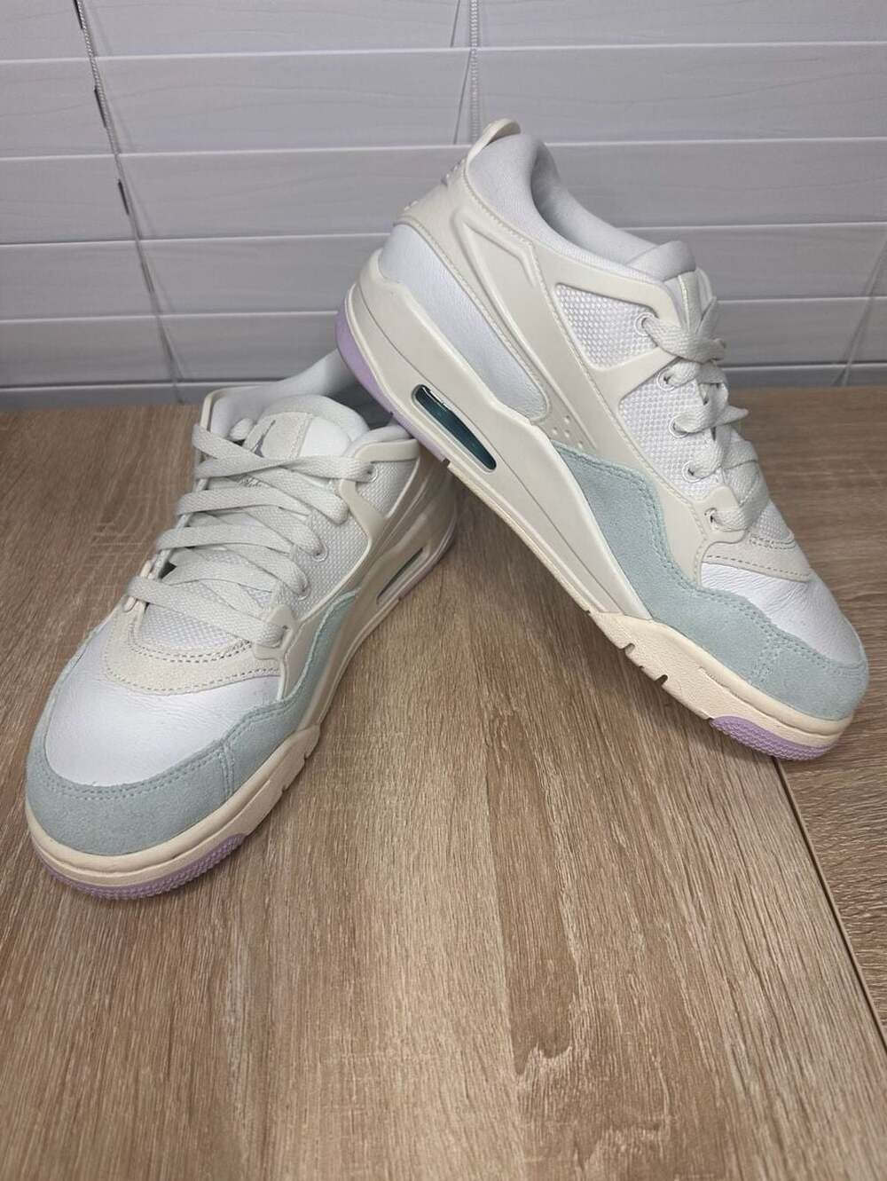 Air Jordan 4 RM Women's Sneakers - Sail/Summit White/Pale Ivory/Doll, Sz 7.5